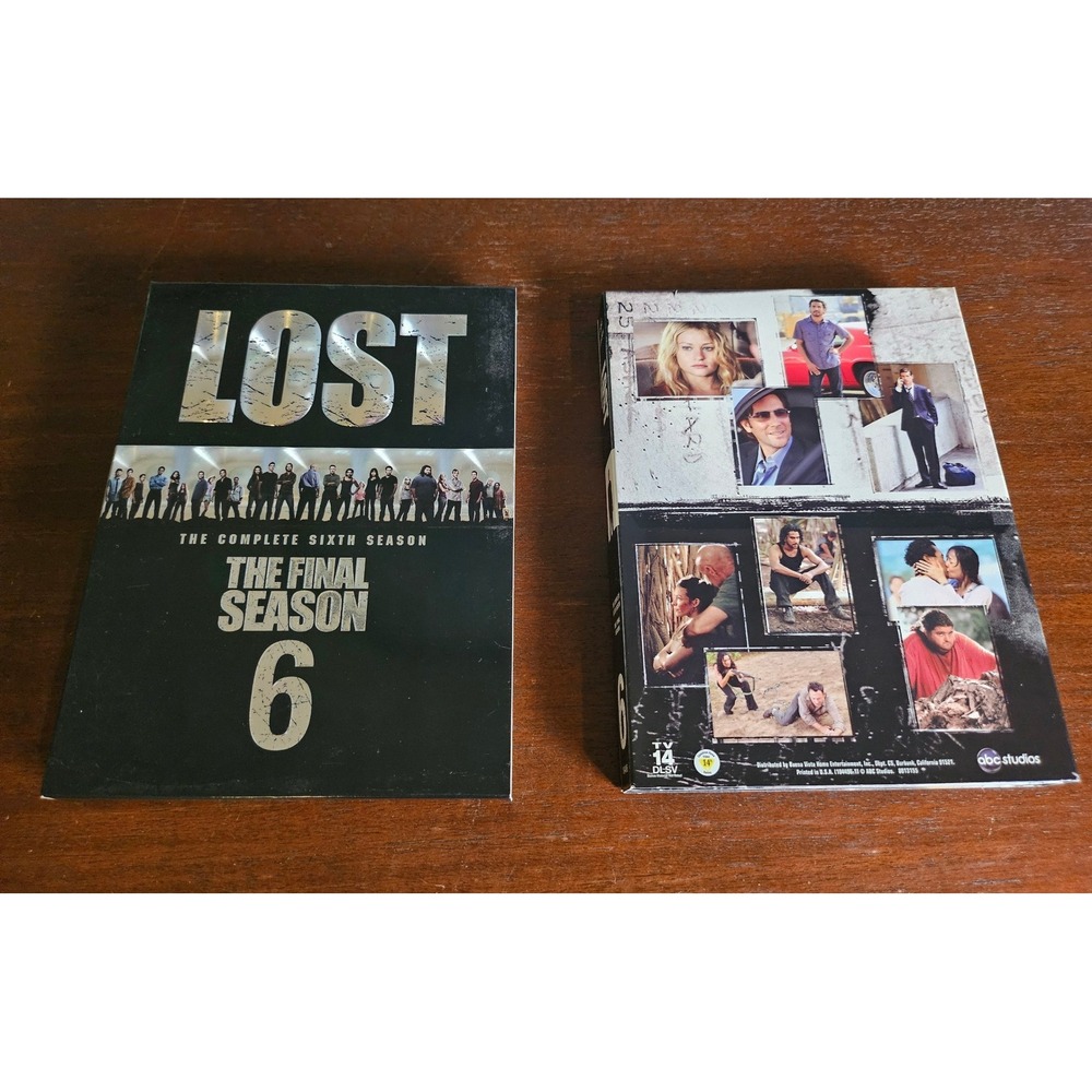 ABC LOST The Complete Sixth Season DVD Set Black Final Season 5-Disc Box Set